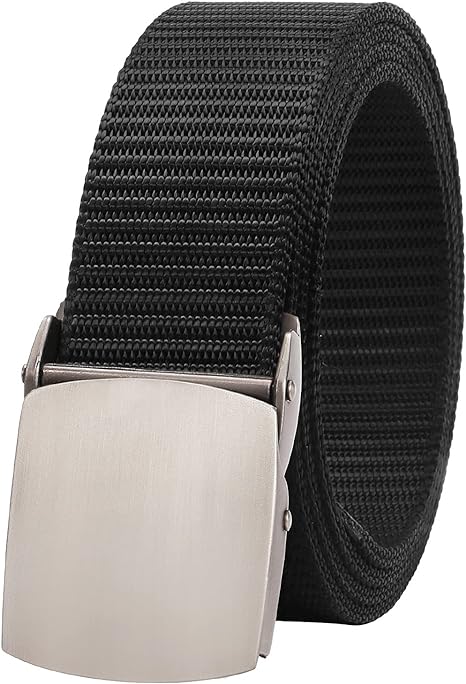 SUOSDEY Tactical Belts for Men Military Nylon Web Belt Heavy Duty Metal Buckle 1.5 Inch